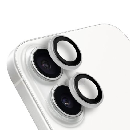 Ochrana objektívu OBAL:ME pre Apple iPhone 16-16 Plus Biela