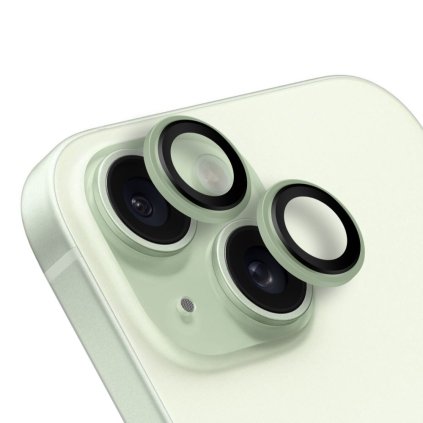 Ochrana objektívu OBAL:ME pre Apple iPhone 15-15 Plus Zelená