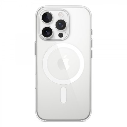 Zadný kryt MA7E4ZM/A Apple Clear MagSafe pre iPhone 16 Pro Transparentný