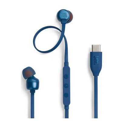 Slúchadlá JBL Tune 310C In-Ear USB-C Modré