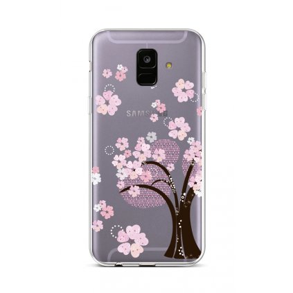 Zadný silikónový kryt na Samsung A6 Cherry Tree