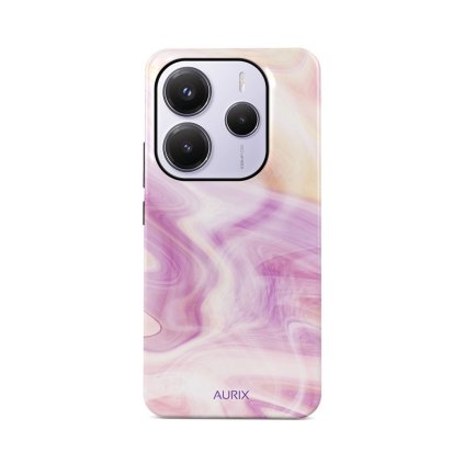 Luxusný kryt AURIX na Xiaomi Redmi Note 14 5G Pinky Wave