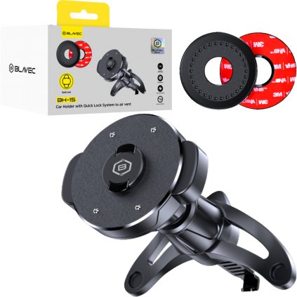 Držiak do auta Blavec BH-15 Quick Lock Magsafe na ventilačnú mriežku (BH15-QLMAVB) čierny
