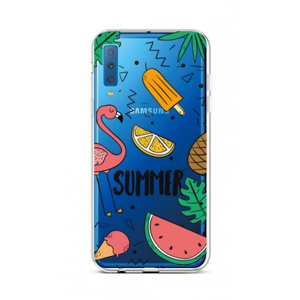 Zadný silikónový kryt na Samsung A7 Summer