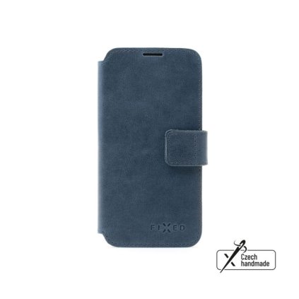 Kožené puzdro typu kniha FIXED ProFit pre Samsung Galaxy A36 5G, modré