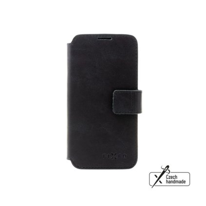 Kožené puzdro typu kniha FIXED ProFit pre Samsung Galaxy A36 5G, čierne