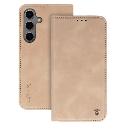 Knižkové púzdro Wonder Smart pre Xiaomi Redmi Note 14 5G (cappuccino)