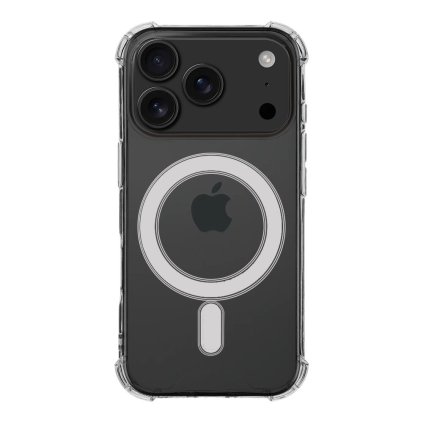 Tactical zadný kryt Magproce Plyo pre Apple iPhone 17 Pro – priehľadný