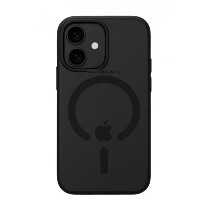 Zadný kryt Benks Magnetic Mist Metal Frame (0067) pre iPhone 17, čierny