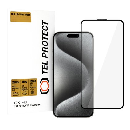 Tvrdené sklo Tel Protect 10X HD Titanium pre iPhone 16 Pro Max
