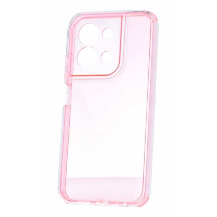 Odolný kryt Matrix na Xiaomi Redmi 15C priehľadný ružový