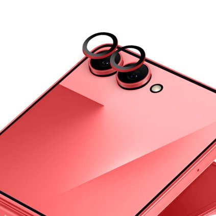 Ochrana objektívov OBAL:ME pre Samsung Galaxy Z Flip 7/FE Coralred