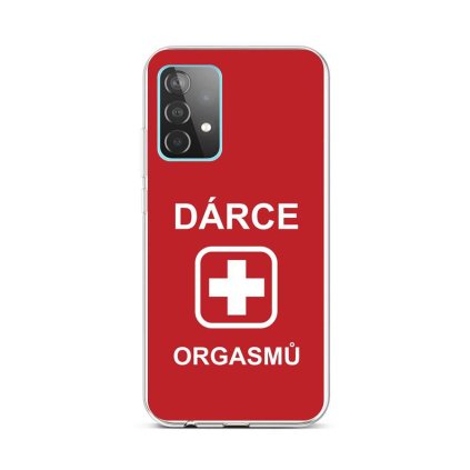 Zadný silikónový kryt na Samsung A52 Dárce