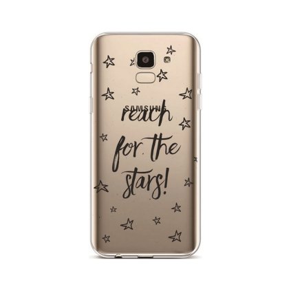 Zadný silikónový kryt na Samsung J6 Reach For The Stars