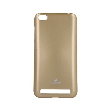 Zadný silikónový kryt Mercury Jelly Case na Xiaomi Redmi 5A zlatý