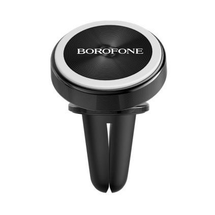 Magnetický držiak na ventilačnú mriežku Borofone BH6 čierny