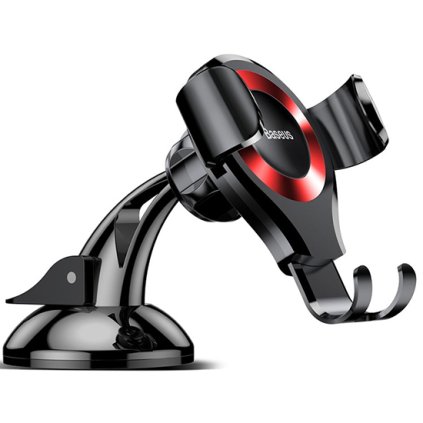 Držiak na mobil do auta Baseus Osculum čierno-červený