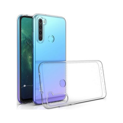Zadný silikónový kryt na Xiaomi Redmi Note 8T 2 mm priehľadný