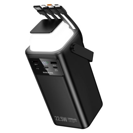 Powerbanka Borofone BJ65A 50000mAh 2×USB-A+USB-C QC3.0/PD20W čierna