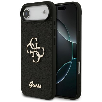 Guess Fixed Glitter Big 4G GUHCP17MHG4SGK puzdro iPhone 17 Air čierna