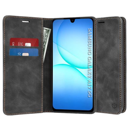 Techsuit Confy Cover pre Samsung Galaxy A17 5G A17 4G čierne puzdro