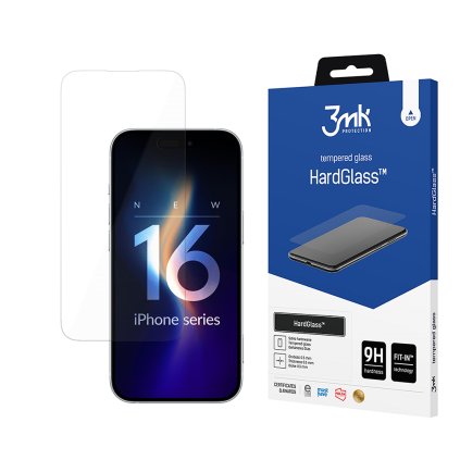 3mk HardGlass tvrdené sklo na displej iPhone 16 Pro Max číre