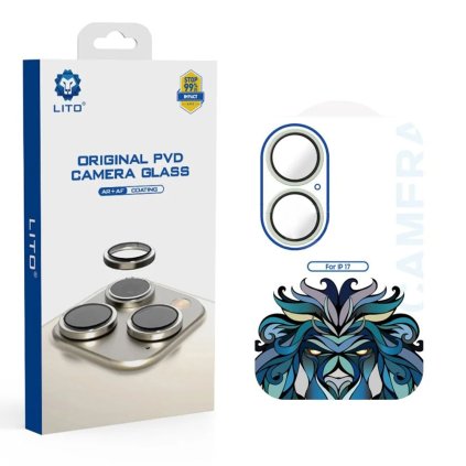 Lito Titanium AR sklo na kameru iPhone 17 svetlo zelená