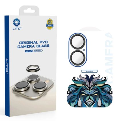 Lito Titanium AR sklo na fotoaparát iPhone 17 čierne