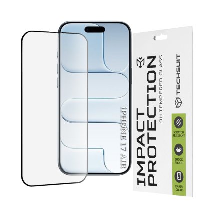 Ochranné sklo Techsuit 111D pre iPhone 17 Air čierne
