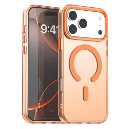 Techsuit CandyCase MagSafe puzdro Redmi 15C 4G 5G Poco C85 4G oranžová