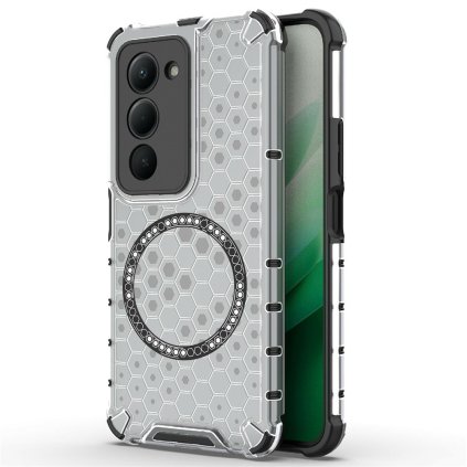 Techsuit HoneyComb Shield MagSafe pre Xiaomi Redmi 15 4G 5G biely