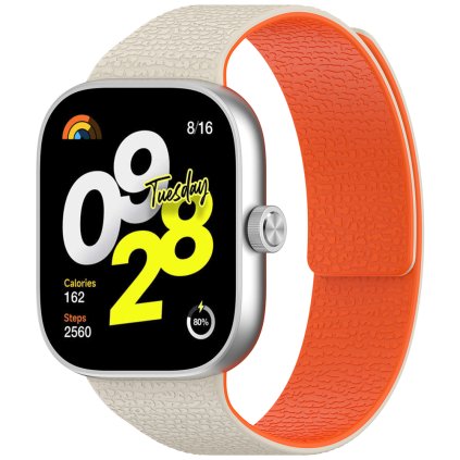 Techsuit remienok pre Xiaomi Smart Band 9 Pro 8 Pro Redmi Watch 4 5 oranžový