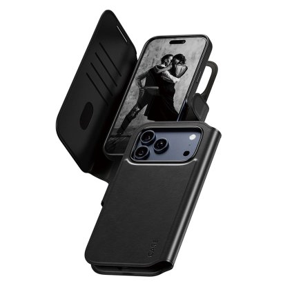 Puzdro PanzerGlass CARE Feature MagSafe Tango Two in One Wallet iPhone 17 Pro Max čierne