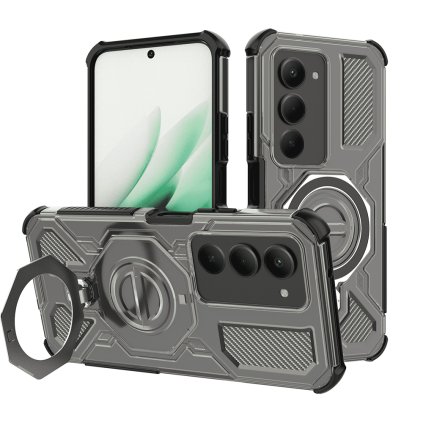 Techsuit Carbon Shield PRO pre Xiaomi Redmi 15 4G 5G dymovo čierny puzdro