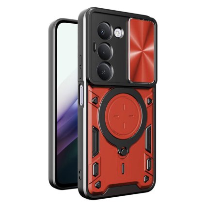 Techsuit CamGuard Pro puzdro pre Xiaomi Redmi 15 4G Redmi 15 5G červená