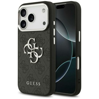 Guess Puzdro Big 4G Classic Logo iPhone 17 Pro Max čierny