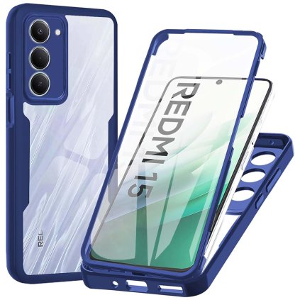 Techsuit ColorVerse 360 Series ochranné sklo Xiaomi Redmi 15 4G/5G modrá