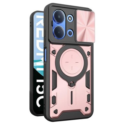 Techsuit CamGuard Pro pre Xiaomi Redmi 15C 4G 5G ruzovozlaty