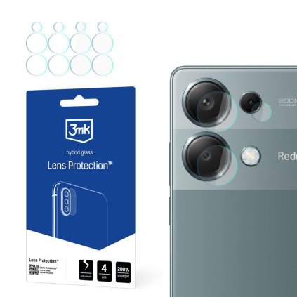 3mk Lens Protection 4 pack Xiaomi Redmi Note 13 Pro 4G priehľadné puzdro