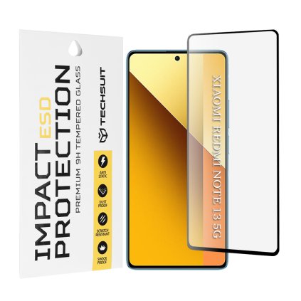 Techsuit esd sklo Xiaomi Redmi Note 13 5G čierne