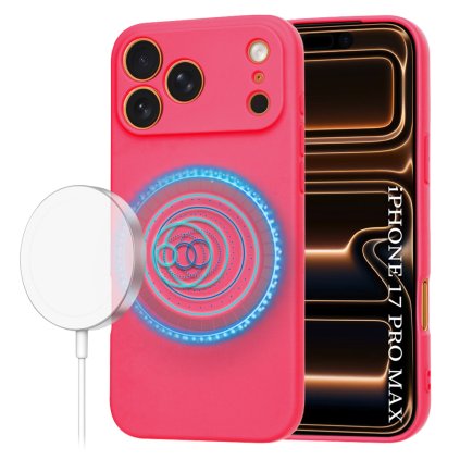 Techsuit SoftFlex MagSafe pre iPhone 17 Pro Max ružové puzdro