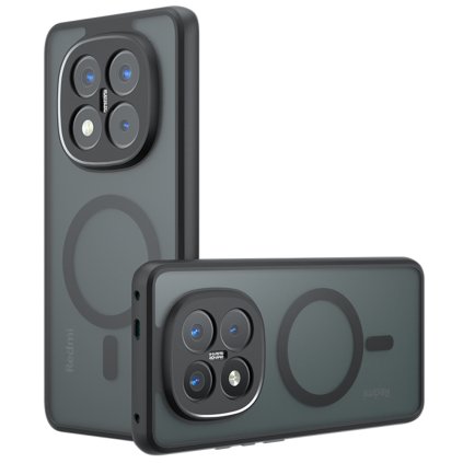 Techsuit PureFrost MagSafe puzdro pre Xiaomi Redmi Note 14 Pro+ 5G matná čierna