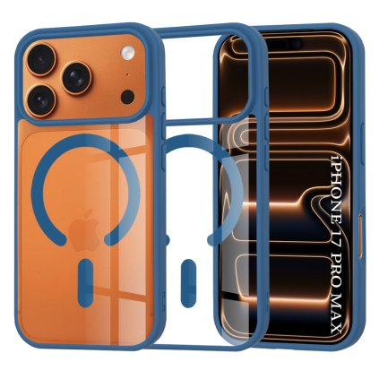 Techsuit MagSafe Pro pre iPhone 17 Pro Max modré puzdro