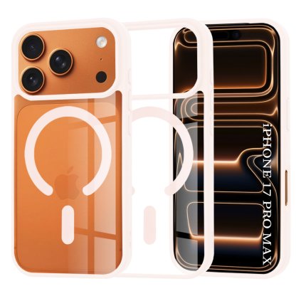 Techsuit MagSafe Pro pre iPhone 17 Pro Max v ružovej farbe