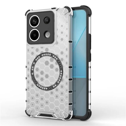Techsuit HoneyComb Shield MagSafe pre Xiaomi Redmi Note 13 Pro 5G Poco X6 biely