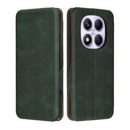 Puzdro Techsuit Safe Wallet Plus pre Xiaomi Redmi Note 14 Pro 4G zelené