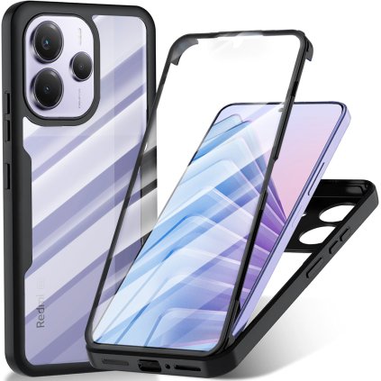Techsuit ColorVerse 360 Series + ochranné sklo Xiaomi Redmi Note 14 5G čierna