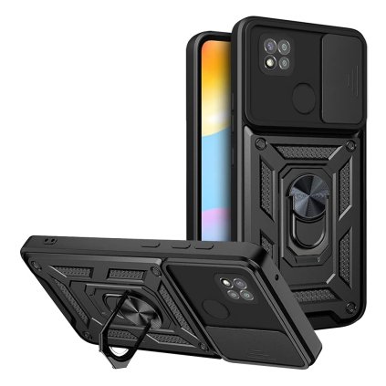 Puzdro Techsuit CamShield Series pre Xiaomi Redmi 9C Redmi 9C NFC čierne