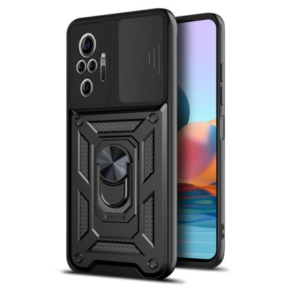 Techsuit Puzdro CamShield Series pre Xiaomi Redmi Note 10 Pro Max čierna