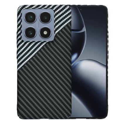 Techsuit Carbonite FiberShell Xiaomi 14T Pro sivé stealth puzdro